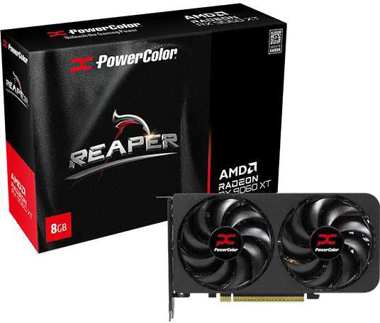 Видеокарта PowerColor AMD Radeon RX 9060 XT 8GB GDDR6 Reaper (RX9060XT 8G-A)