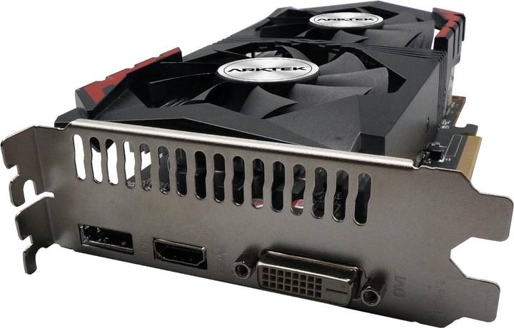Фото - Видеокарта Arktek GeForce GTX 1050 TI Dual Fan 4GB (AKN1050TiD5S4GH1)