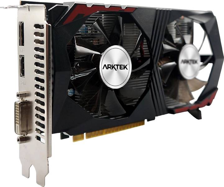 Фото - Видеокарта Arktek GeForce GTX 1050 TI Dual Fan 4GB (AKN1050TiD5S4GH1)