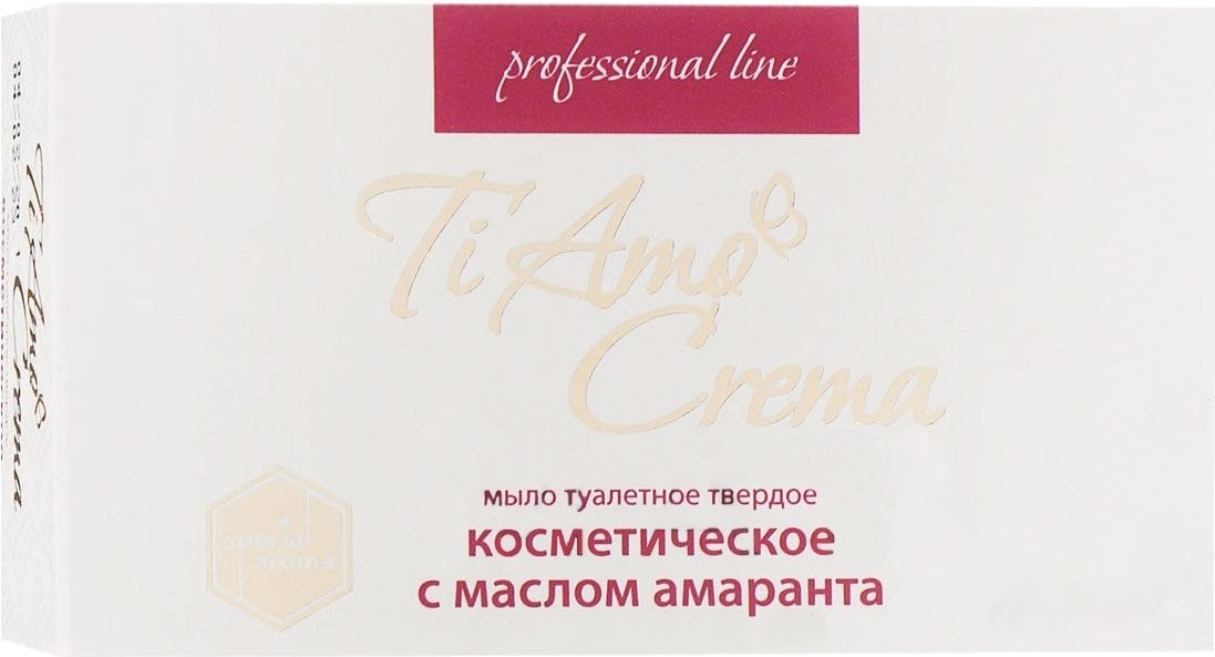 Тверде мило Ti Amo Crema с маслом амаранта 115 г (4820195503867) - Фото 1