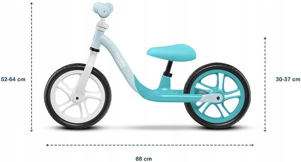 Фото - Беговел Lionelo Alex Turquoise