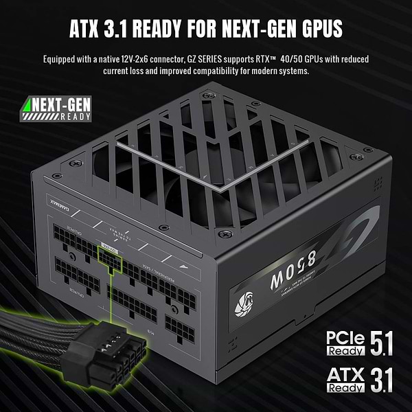 Фото - Блок питания для ПК Gamemax GZ 850G BK