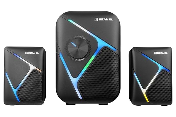 Фото - Компьютерная акустика обычная 2.0 REAL-EL M-320 Black