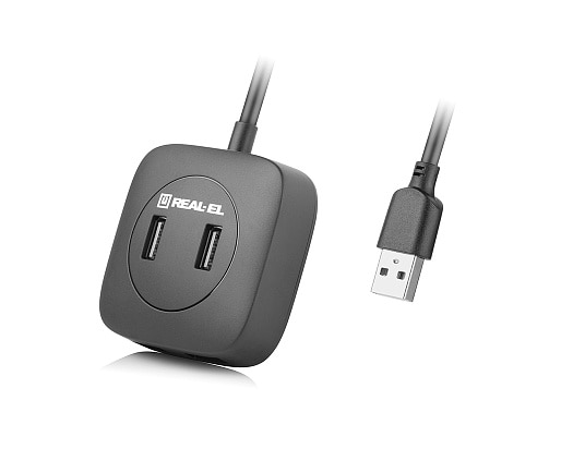 Фото - Хаб USB REAL-EL HQ-177 Black