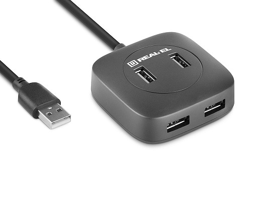 Фото - Хаб USB REAL-EL HQ-187 Black