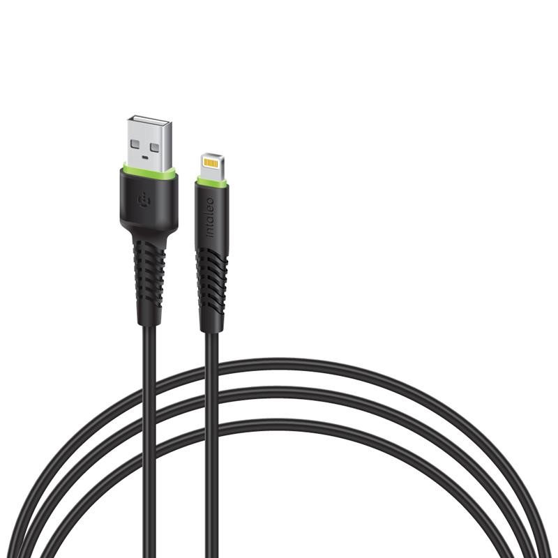Кабель Intaleo CBFLEXL1 USB - Lightning (M/M) 1.2m Black (1283126577673)
