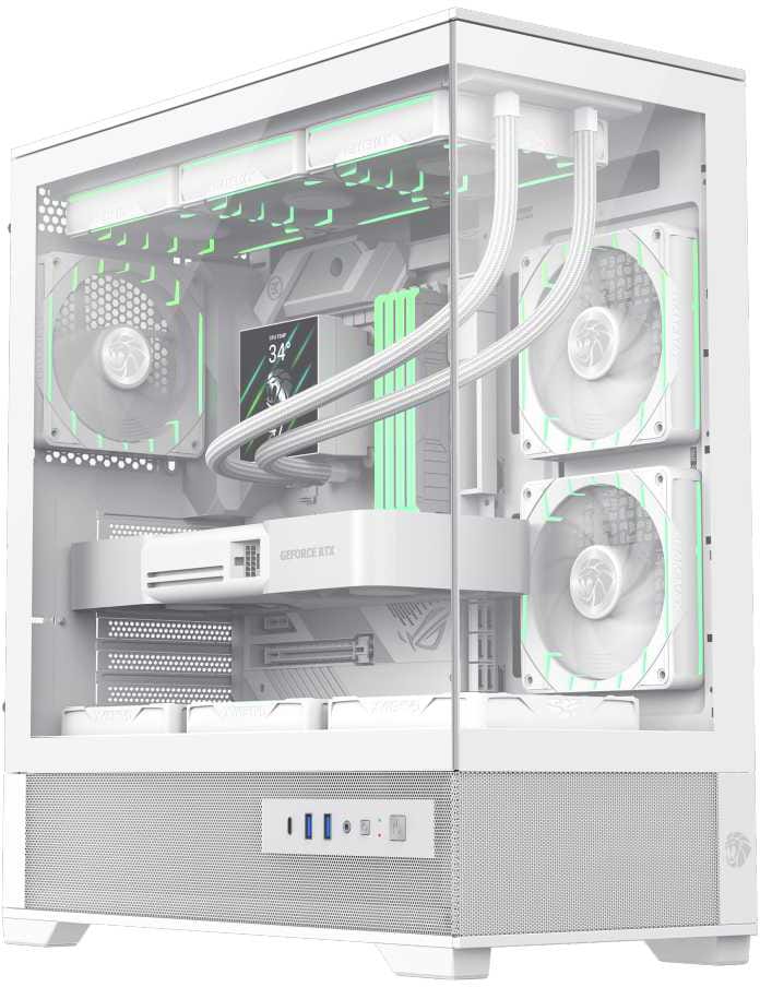 Корпус Gamemax Midi Tower Без БЖ (VISTA 2 AW)
