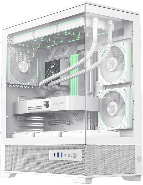 Фото - Корпус Gamemax Midi Tower Без БЖ (VISTA 2 AW)