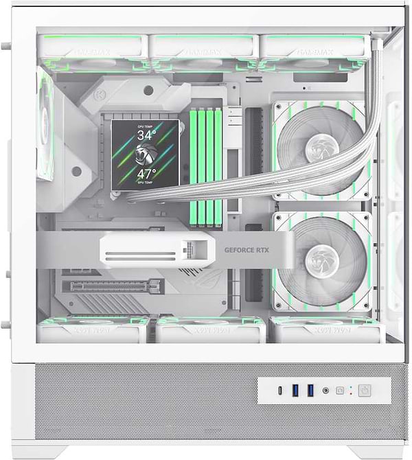 Фото - Корпус Gamemax Midi Tower Без БЖ (VISTA 2 AW)