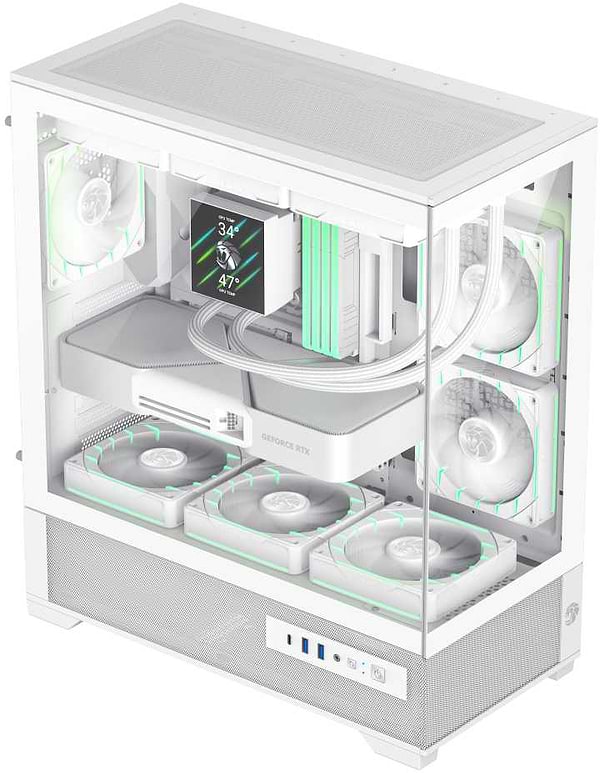 Фото - Корпус Gamemax Midi Tower Без БЖ (VISTA 2 AW)