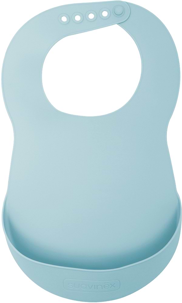 Фото - Нагрудник каучуковий Suavinex Лісові історії, блакитний (401 234)