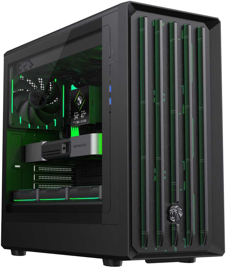 Корпус Gamemax Mid Tower Без БЖ (CLAW 460 BK)