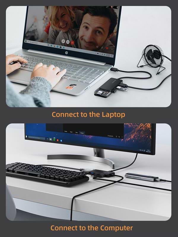 Фото - Хаб USB Cabletime USB - 4 Port USB 0.15m (CB01B)