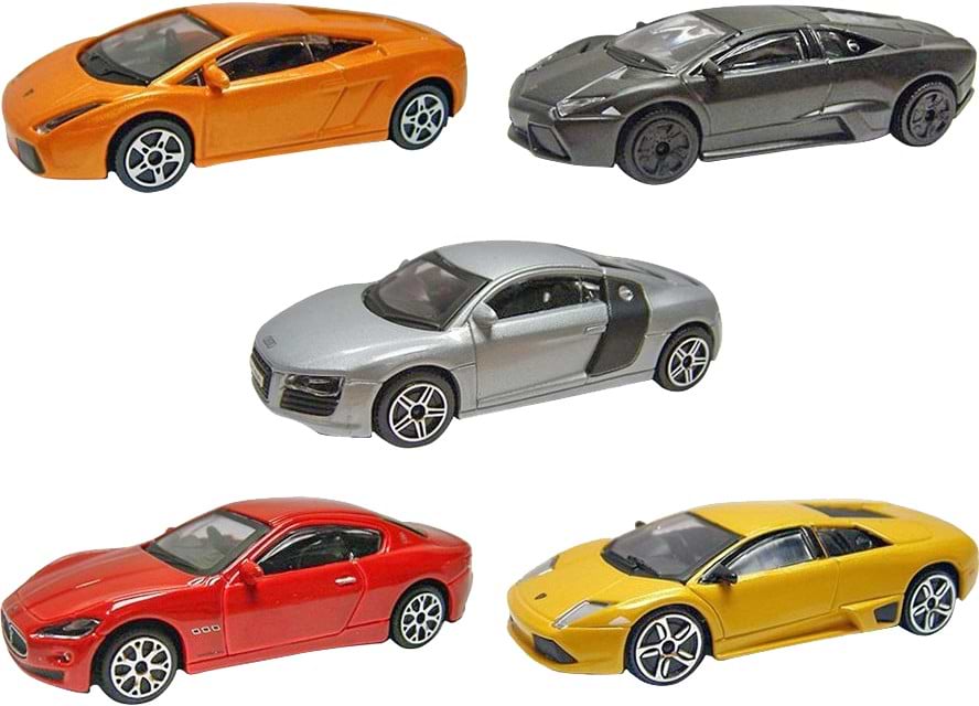 Колекційний легковий транспорт Bburago У Червоному Диспенсер (асорті, 1:43) (18-30010R)