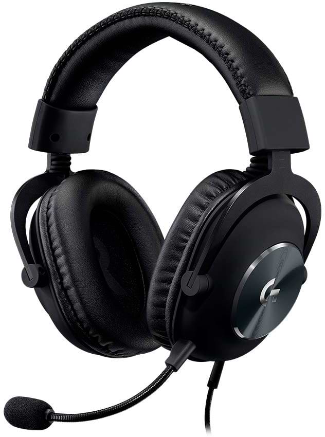 Гарнитура проводная игровая Logitech Pro X Gaming Black (981-000818) - Фото 1