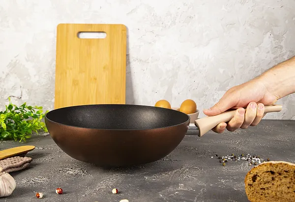Фото - Сковорода ВОК Tefal G2541953 Eco Respect 28 см ВОК