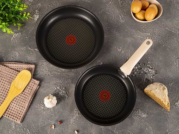 Фото - Набор сковород со съемной ручкой Tefal L6759103 Ingenio Eco Respect 3 пр.