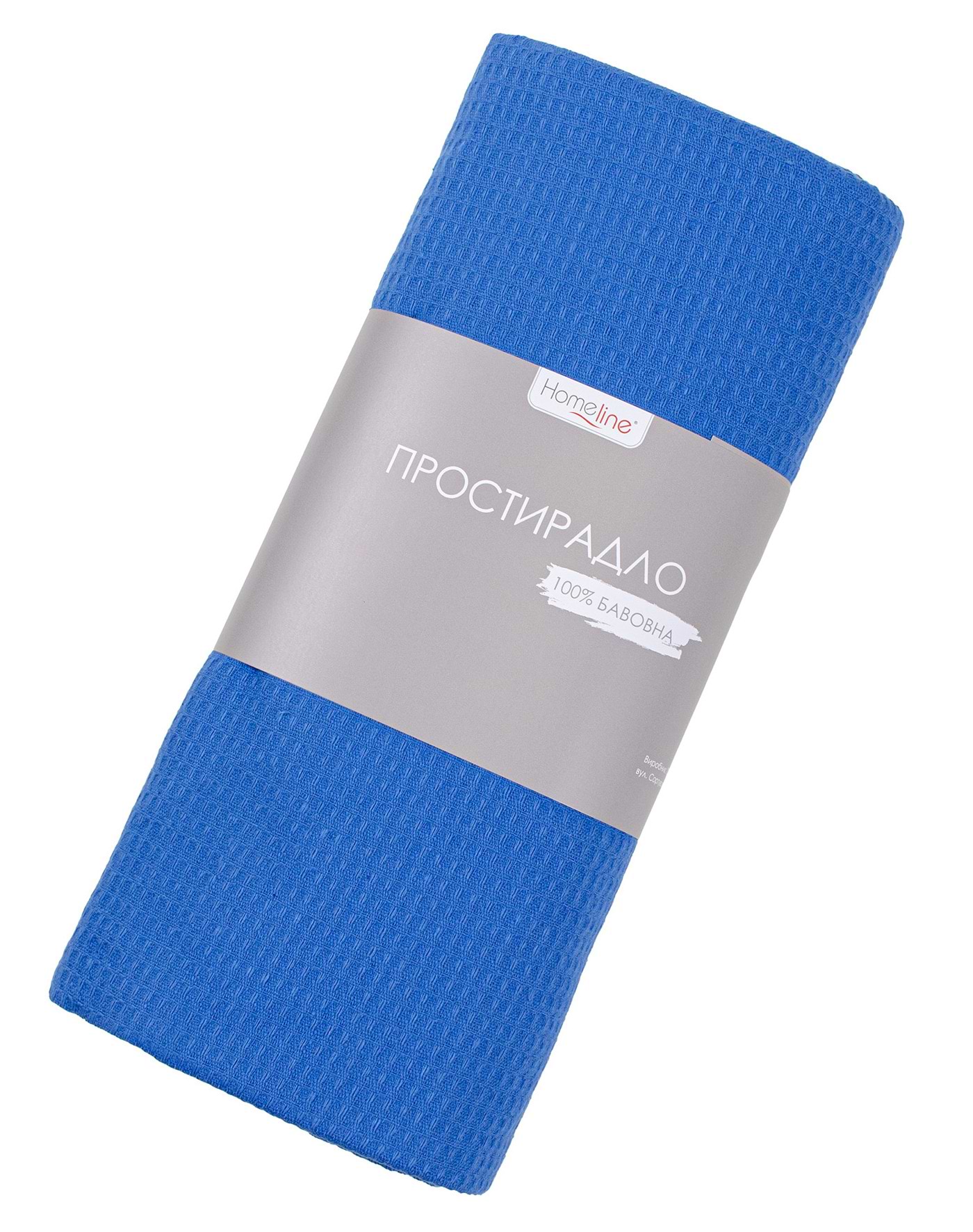 Простынь полуторная Home Line вафельное синий 150х200 (176468)