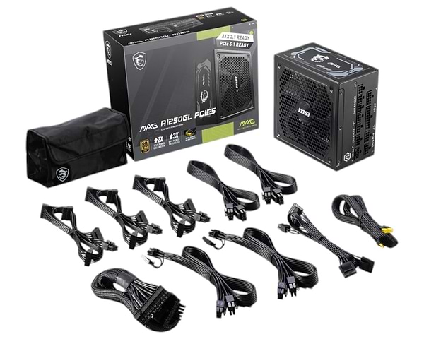 Фото - Блок питания для ПК MSI MAG A1250GL PCIE5
