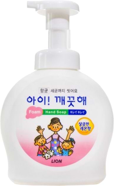 Рідке мило для рук Lion Ai kekute Лимон 490 мл (8806325608356)