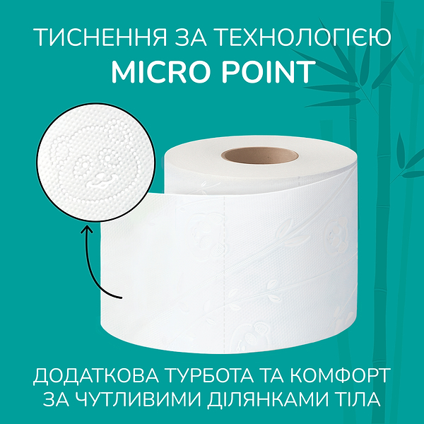 Фото - Туалетная бумага Сніжна панда EXTRA CARE Sensitive Super Long 3сл, 4 шт.