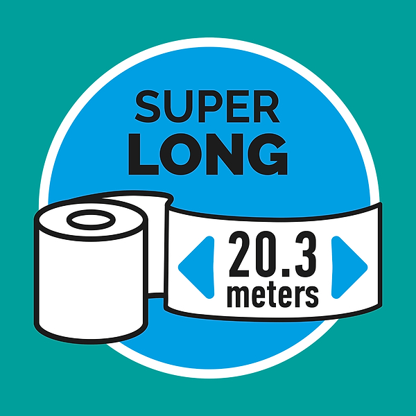 Фото - Туалетная бумага Сніжна панда EXTRA CARE Sensitive Super Long 3сл, 4 шт.