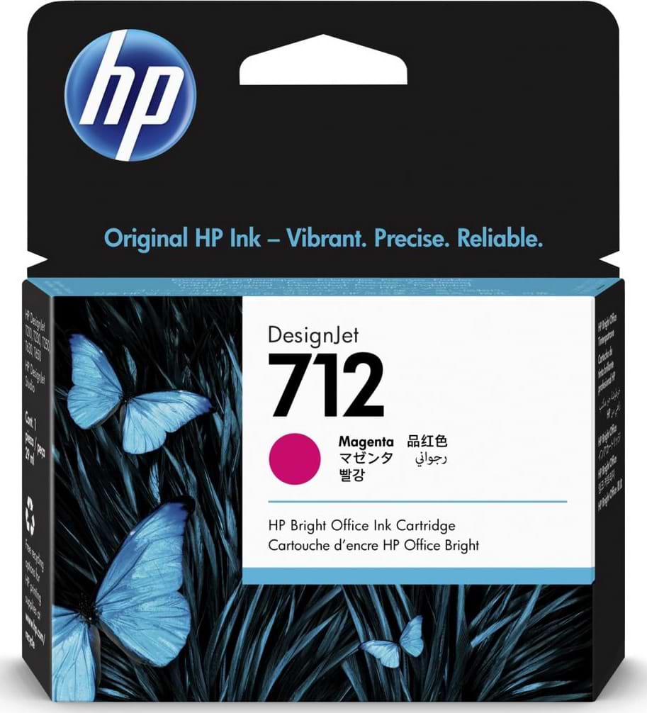 Картридж для струменевих принтерів/БФП HP DJ No.712 DesignJet Т230/Т630 Magenta 29ml (3ED68A) - Фото 1