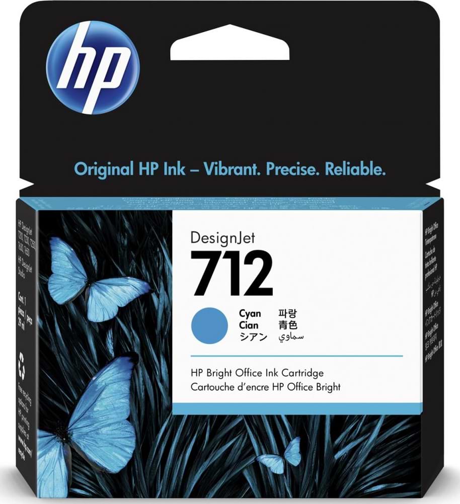 Картридж для струйных МФУ и принтеров HP DJ No.712 DesignJet Т230/Т630 Cyan 29ml (3ED67A) - Фото 1