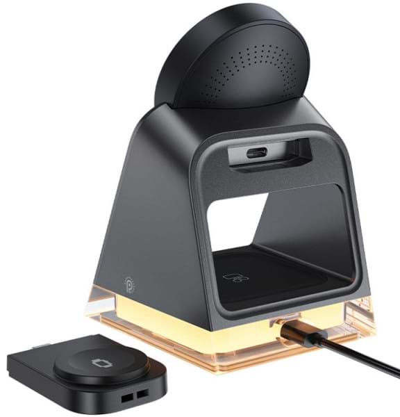 Фото - Бездротовий зарядний пристрій AceFast Wireless QI 3in1 15W E17 (6974316282815)