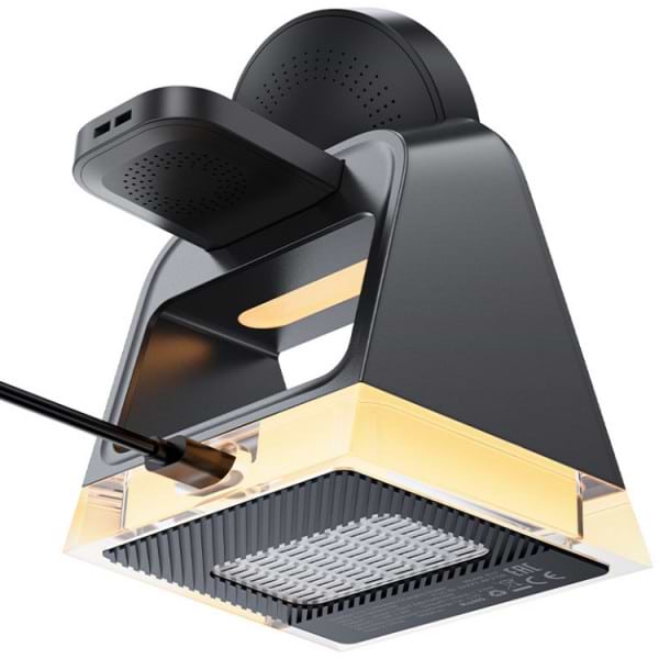 Фото - Бездротовий зарядний пристрій AceFast Wireless QI 3in1 15W E17 (6974316282815)