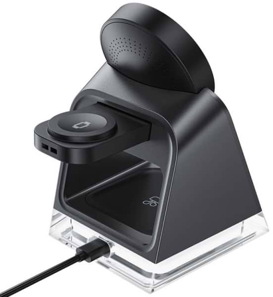 Фото - Бездротовий зарядний пристрій AceFast Wireless QI 3in1 15W E17 (6974316282815)