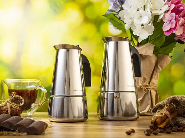 Фото - Кавоварка гейзерна FLORINA Lungo KPSS-4CUP (5K7137)