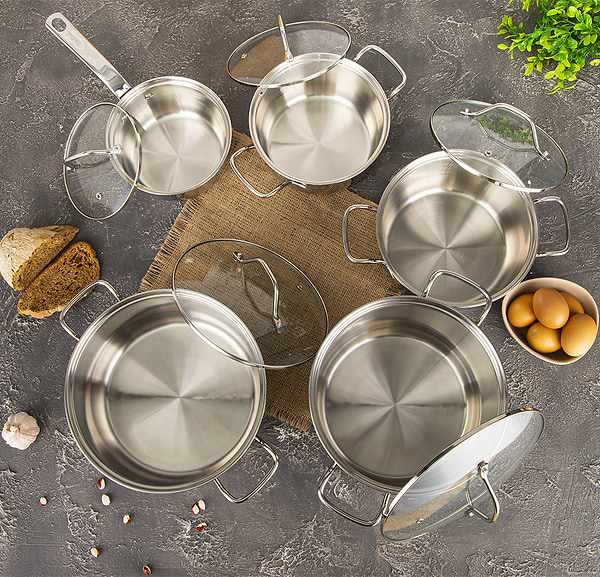 Фото - Набір посуду Tefal A702SA44 Intuition 10 пр.