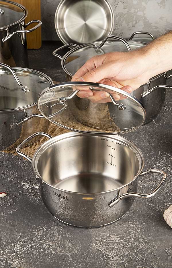 Фото - Набір посуду Tefal A702SA44 Intuition 10 пр.