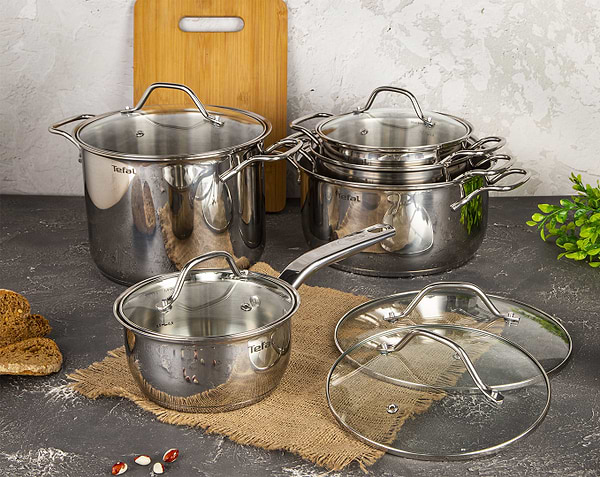 Фото - Набір посуду Tefal A702SA44 Intuition 10 пр.