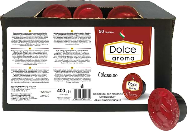 Фото - Кава у капсулах Dolce Aroma Classico LB 50 шт.