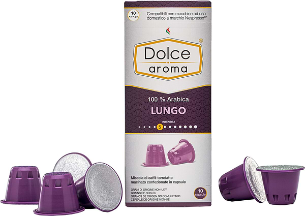 Фото - Кофе в капсулах Dolce Aroma Lungo NP 10 шт.