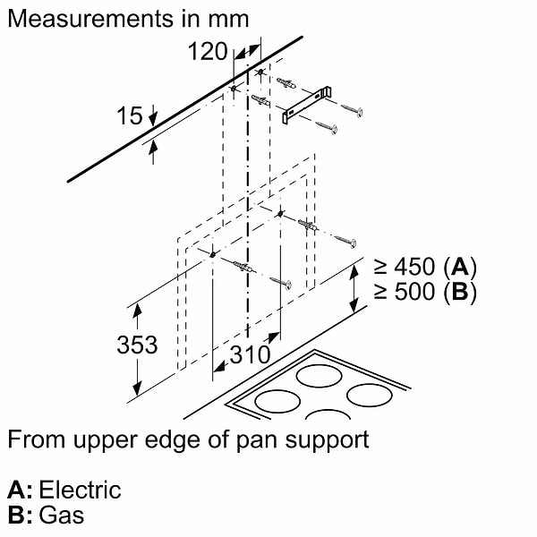 Фото - Вытяжка декоративная Bosch DWF65AJ60T