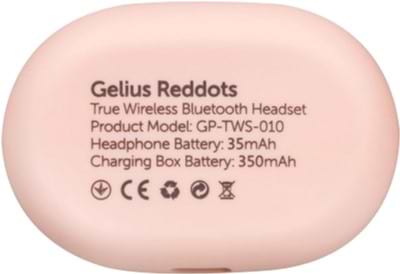 Фото - Наушники вкладыши беспроводные TWS Gelius Pro Reddots TWS Earbuds GP-TWS010 Pink (00000082298)