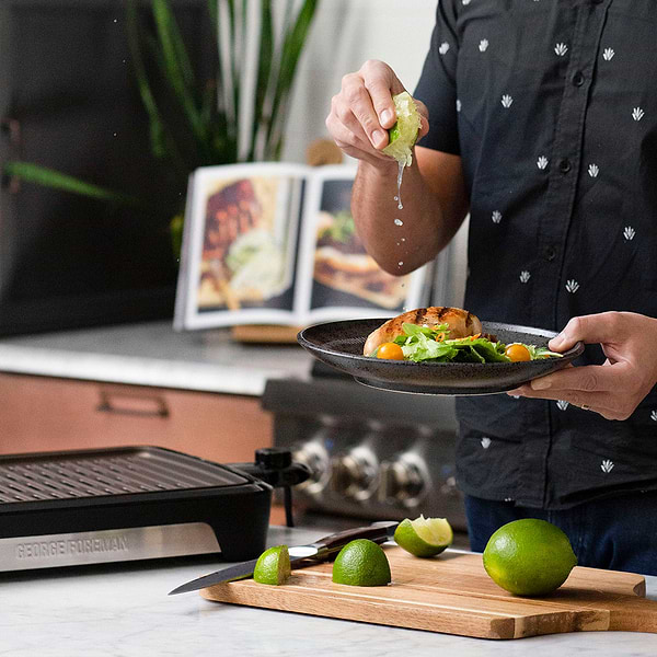 Фото - Гриль-барбекю електричний George Foreman 25850-56 Smokeless BBQ Grill