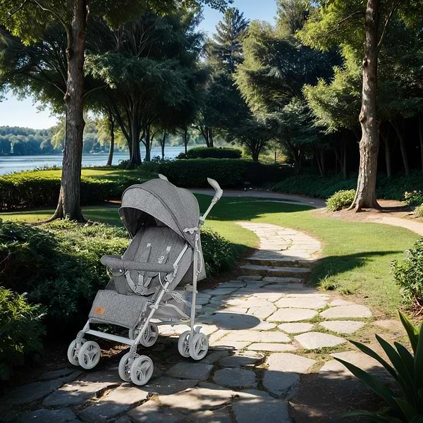 Фото - Коляска прогулянкова Lionelo Irma Grey/Dark Grey
