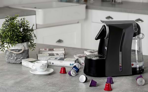 Фото - Уценка - Кофеварка капсульная Dolce Aroma Zoe Black