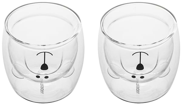 Фото - Набор стаканов с двойными стенками Ardesto Animals 250 мл 2 шт. (AR2625GA)