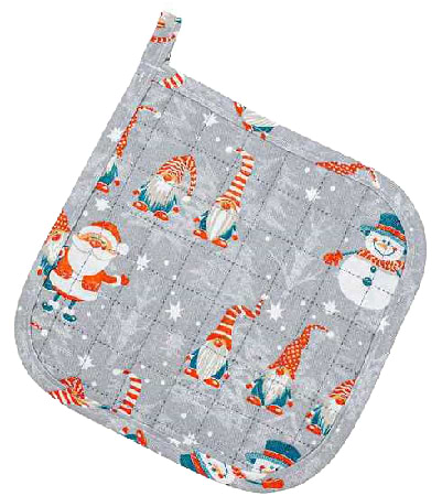 Прихватка Home Line Полупанама гноми сірий/помаранчевий (178501) - Фото 1