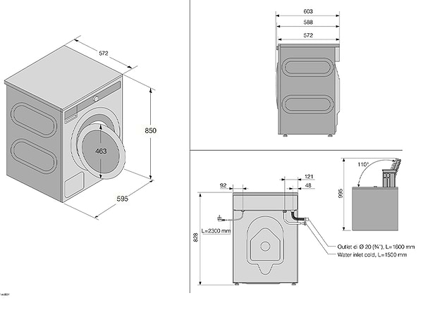 Фото - Стиральная машина Asko W3096CW