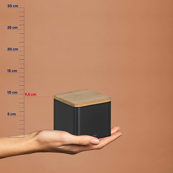 Фото - Емкость для сыпучих Kela Kiril 0.8 л Black (17887)