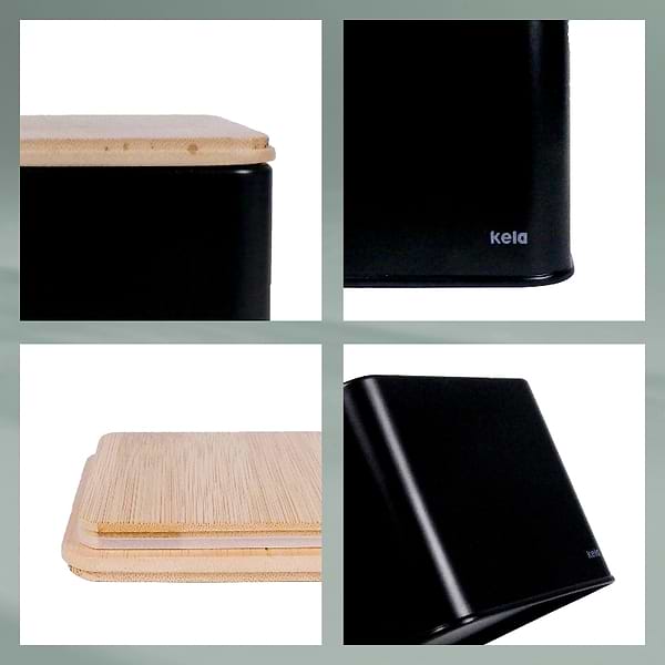 Фото - Емкость для сыпучих Kela Kiril 1.6 л Black (17889)