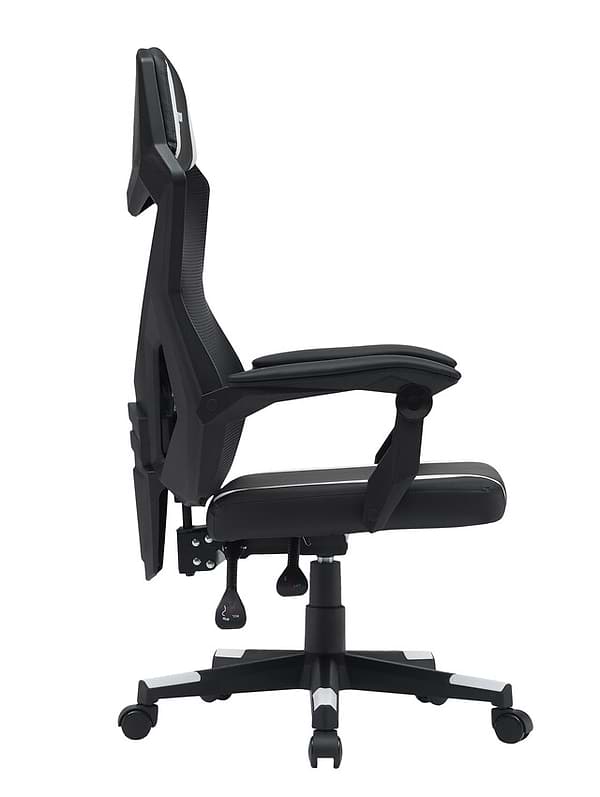 Фото - Кресло для геймеров Canyon Flow MCH01 Mesh Black White (CNE-MCH01W)