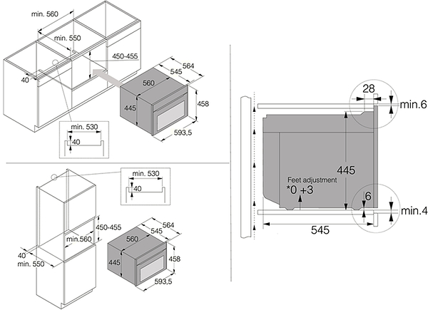 Фото - Мікрохвильова піч (НВЧ) вбудована Asko OM54BGH