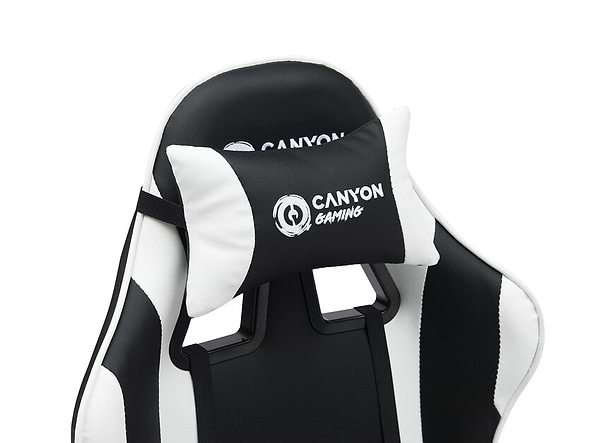 Фото - Кресло для геймеров Canyon Core SGCH2 Black White (CNE-SGCH2W)